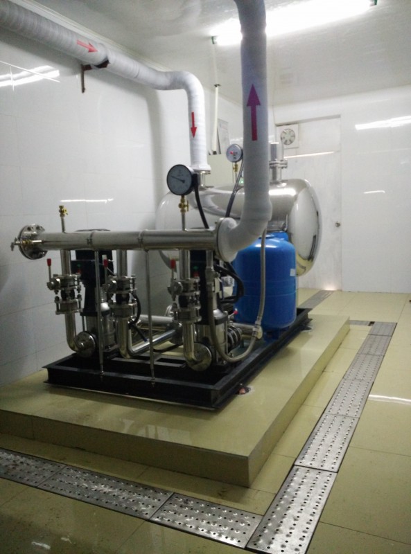 變頻供水改造現(xiàn)場