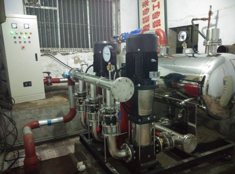 無負(fù)壓供水系統(tǒng)改造現(xiàn)場